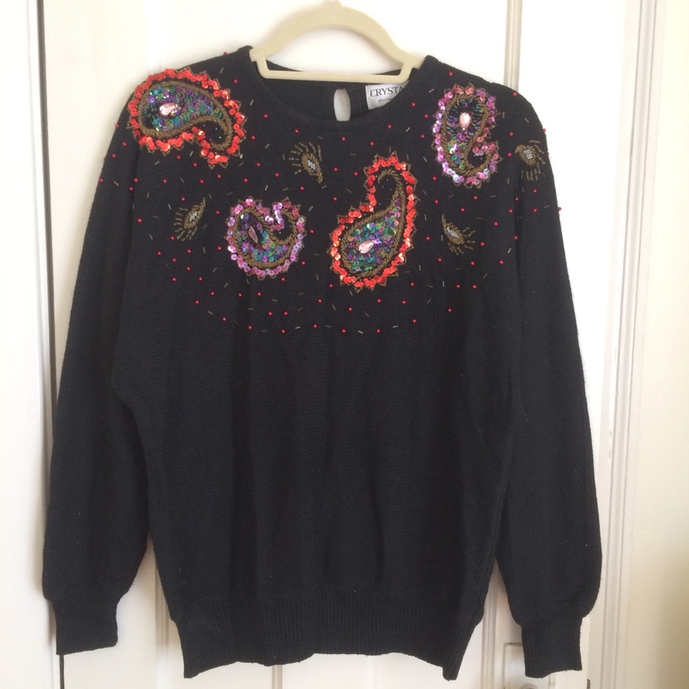 Vintage Sequin Sweater